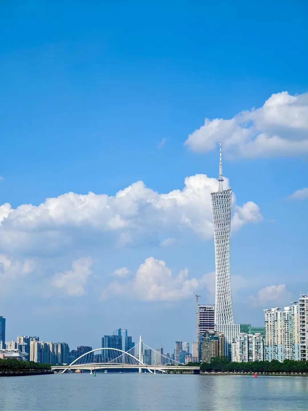 Guangzhou skyline with Canton Tower